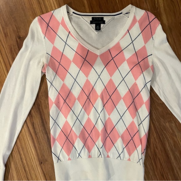 Tommy Hilfiger Classic Argyle Sweater - Picture 3 of 5